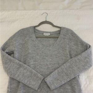 Light Gray Women's Cozy Knit Sweater